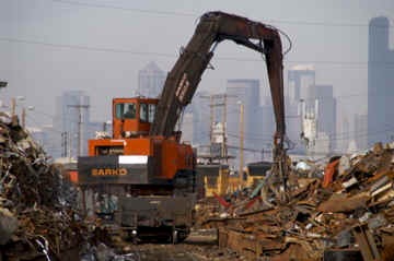 Seattle scrap yard iron and metals